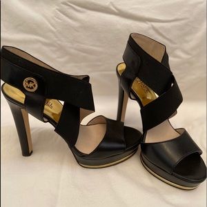 Michael Kors Heels, Elastic Criss Cross Strap